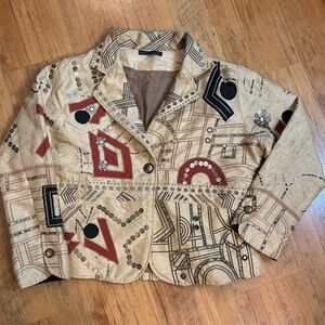 Indigo Moon ~ Boho Retro Jacket 90’s L/XL